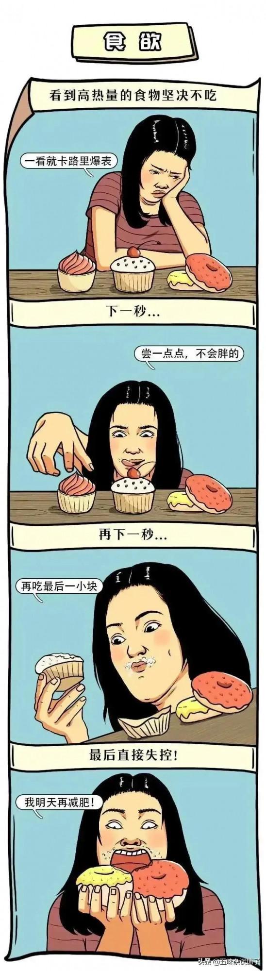 “食慾”真的能控制嗎？漫畫揭曉答案，成年人的控制力也太差了