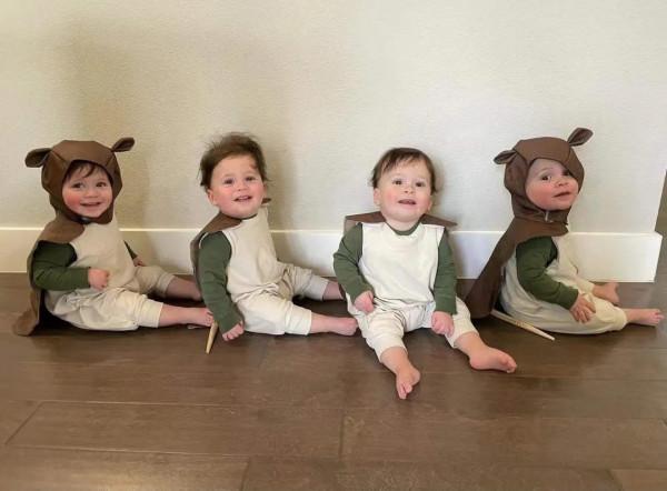 全球僅72例！女子誕下同卵四胞胎，絕了，打麻將永遠不缺人了