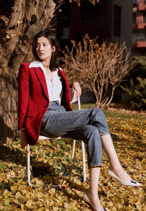 歡樂頌五美之一喬欣，膚白貌美，妥妥人間富貴花