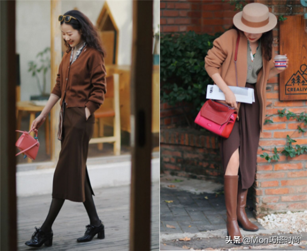 今年的裙子流行“過膝不過踝”，優雅時髦又顯高，太適合小個子了
