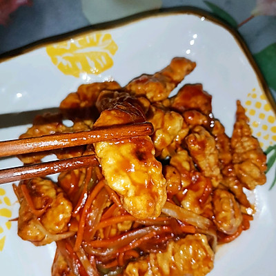 兩塊錢搞定一道家常美食無糖非油炸鍋包肉（減脂版）