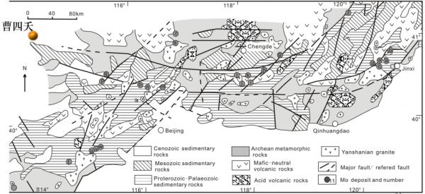 中國的鉬礦都在哪？