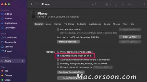 iPhone與Mac如何透過Wi-Fi同步的方法與技巧