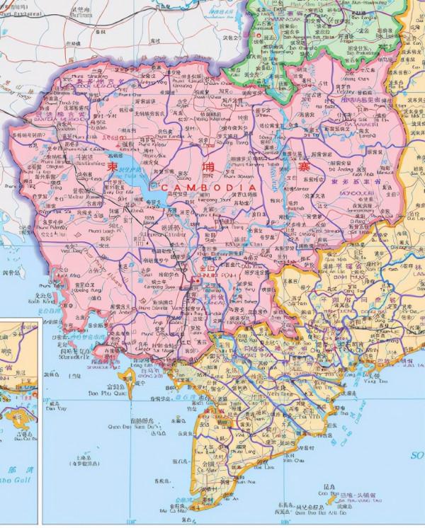 柬埔寨王國行政區域