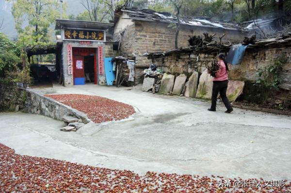 霜降過後，看太行山上的山民曬秋，景色有多美