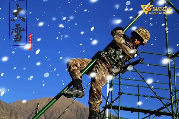 大雪節氣，帶您領略高原練兵風采