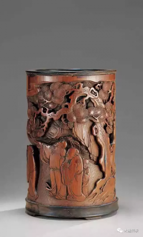 包漿後的竹雕,像極了天外來物 包漿後的竹雕,像極了天外來物