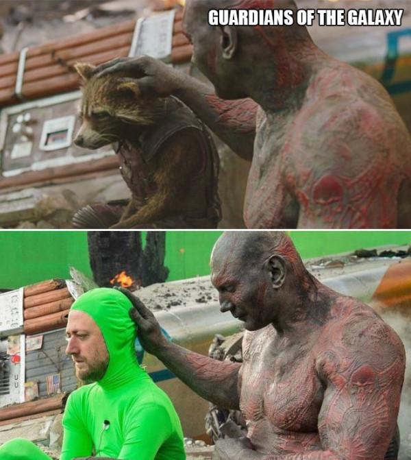 好萊塢大片特效前VS特效後對比,這相差也太大了 好萊塢大片特效前VS特效後對比,這相差也太大了