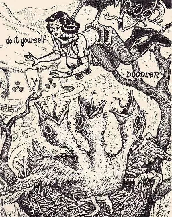 一張未畫完的美女畫像，在畫家的筆下變成了跌宕起伏漫畫故事