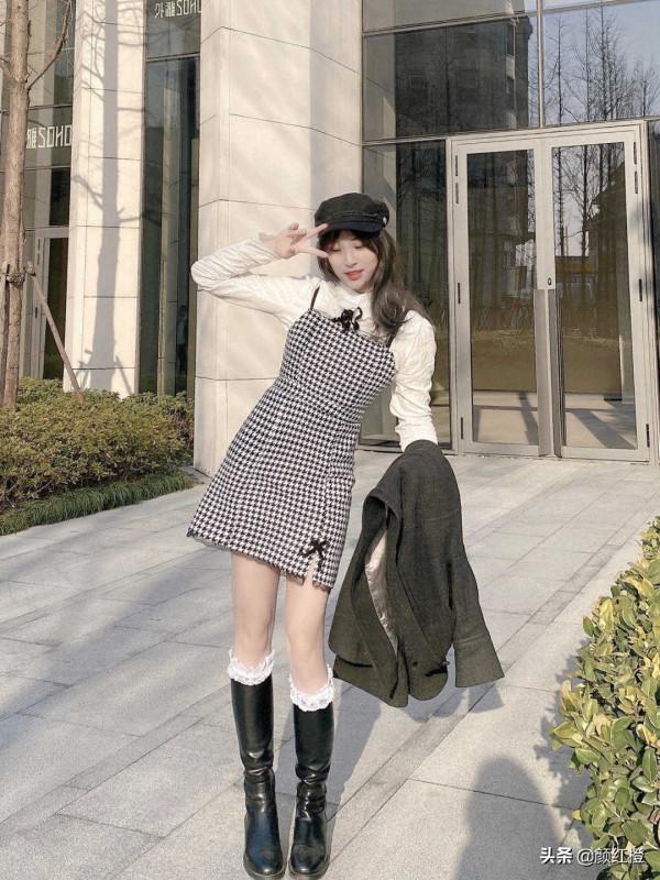 冬天不想露腳踝可以選擇高筒襪，學會這些選款小技巧，保暖又時髦