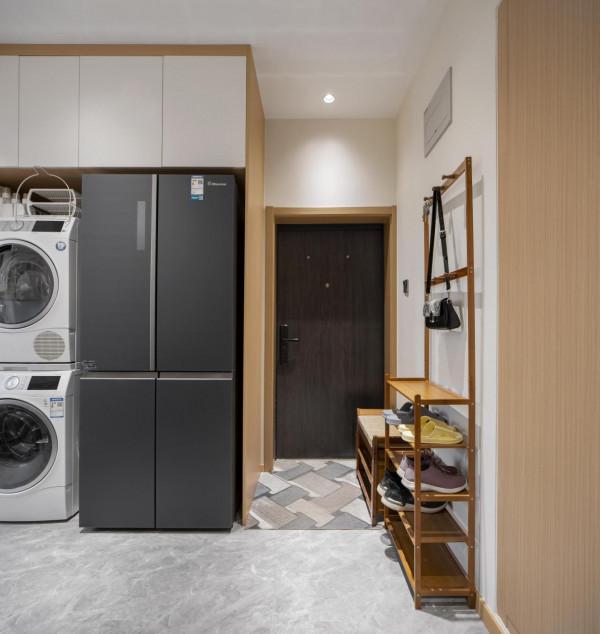 57㎡小戶型將“客廳”搬進臥室，超多“功能區”生活更便利