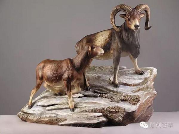 動物世界~木雕 動物世界~木雕