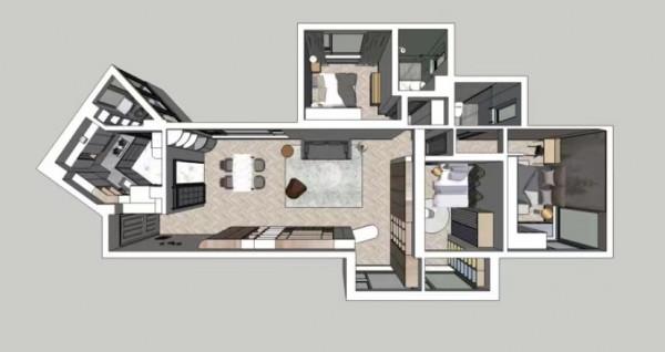 北京夫婦堅持去客廳化佈置，全屋書香雅韻美不勝收，堪稱教科書