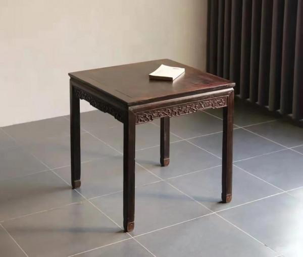 鐵力木太師椅方臺一套，安思遠同款圈椅，榆木八仙桌