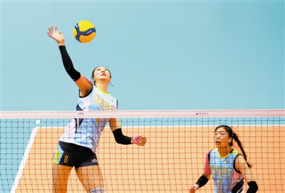 天津女排升至戰績榜次席 天津女排升至戰績榜次席