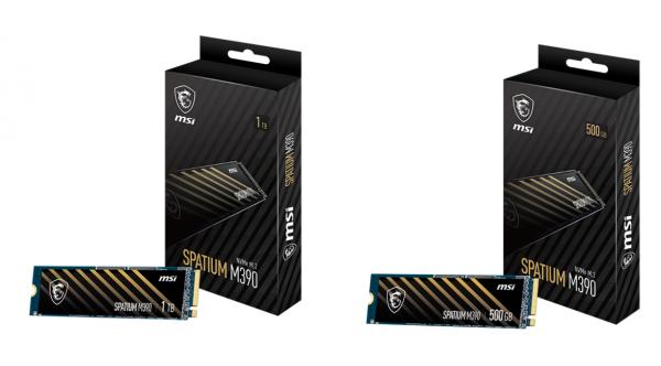 微星推出SpatiumM390固態硬碟，讀取速度最高 3300MB/s