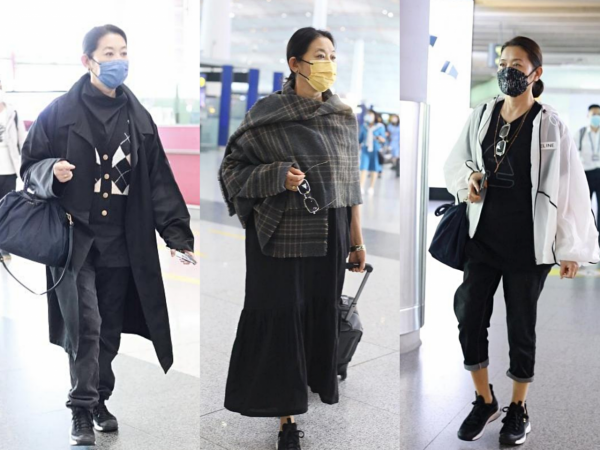 倪萍罕見曬家人，90歲母親穿120國貨鞋毛衣起球，母女倆五官一樣