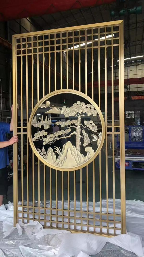 美麗鄉村鋁屏風格柵