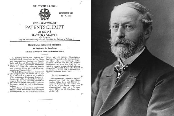 遊絲硬度及彈性升級的秘密:Richard Lange與他的專利發明 遊絲硬度及彈性升級的秘密:Richard Lange與他的專利發明