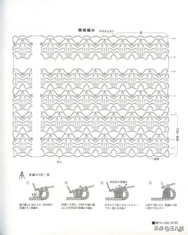 2021秋冬毛衣編織花樣圖案25款，漂亮又大氣