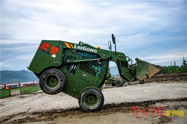 多款國產高科技裝備“豪橫”亮相武警大型工程機械比武場