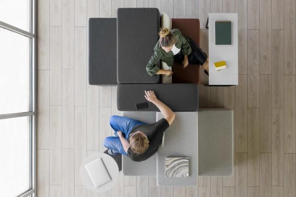 傢俱欣賞 | 靈活高效的協作型傢俱：Rise模組化座椅系列