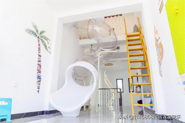 北京平谷金海湖淺山石語民宿，緊依大金山將軍關石河畔，LOFT別墅