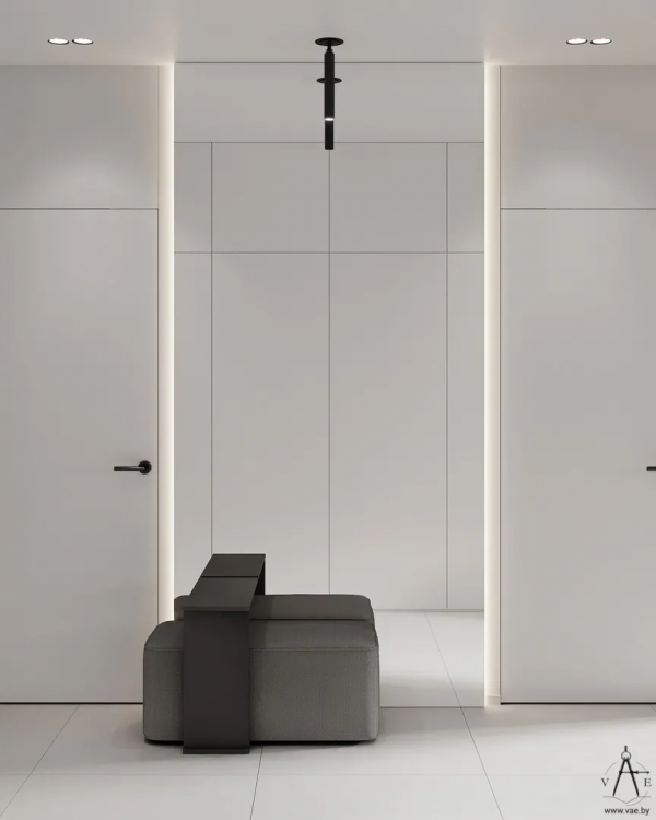 灰白色+原木，不失氣質的靜雅