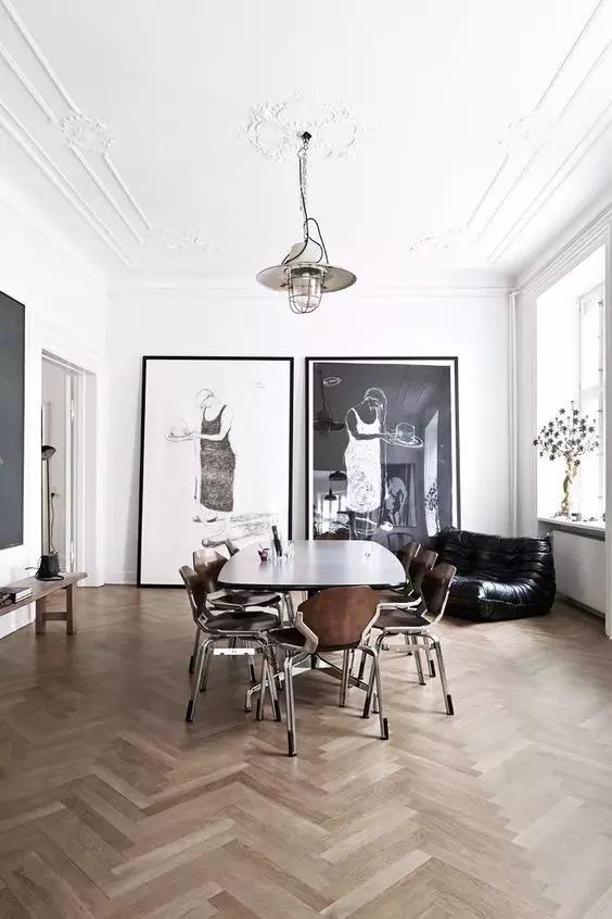 看膩了千篇一律的常規木地板，不如試試人字拼