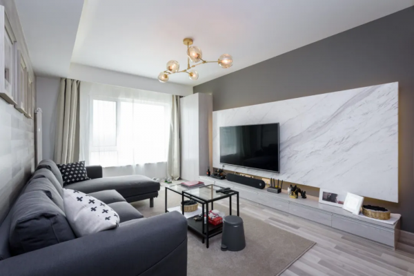 大理石背景牆成為當代年輕人的首選，氣質真的不錯