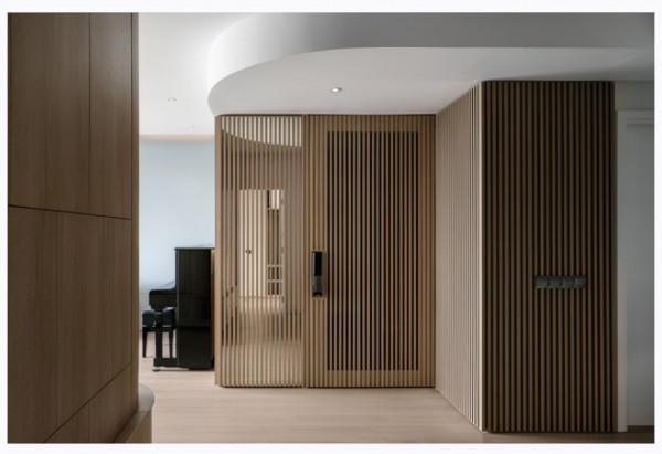 越來越多人用木格柵做“隱藏”設計，用在這5大功能區，真正美觀