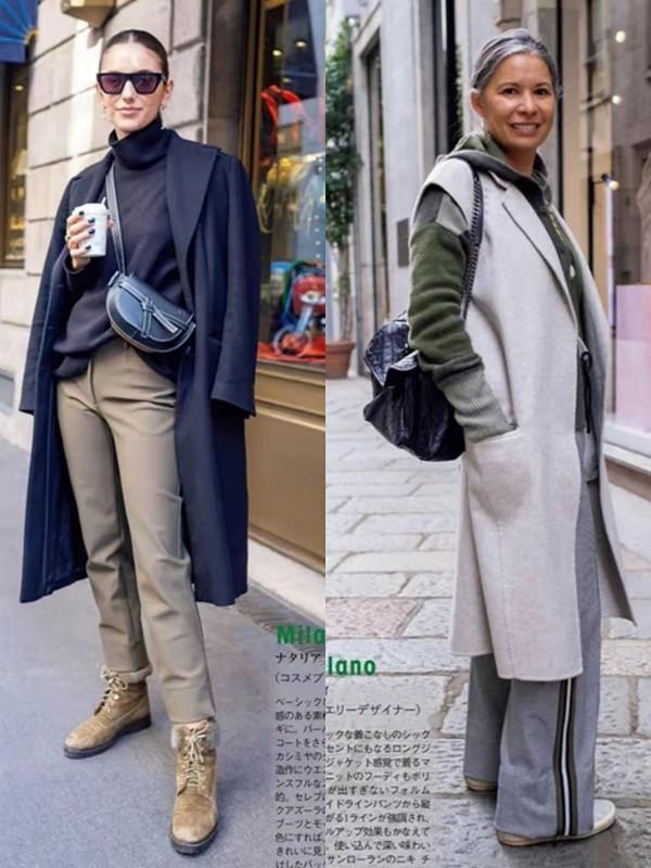 這才是大齡女性該有的打扮，不戴帽子不露腿，保暖時尚又顯氣質