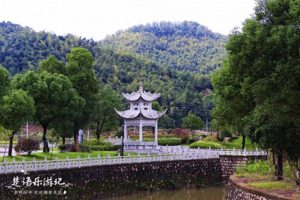浙江寧波有一個古村依山傍水，雲起時如人間仙境，秋天居然桃花開