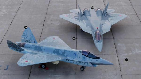 蘇75和蘇57同臺亮相，原來這麼大，隨後去迪拜秘密展示現場推銷