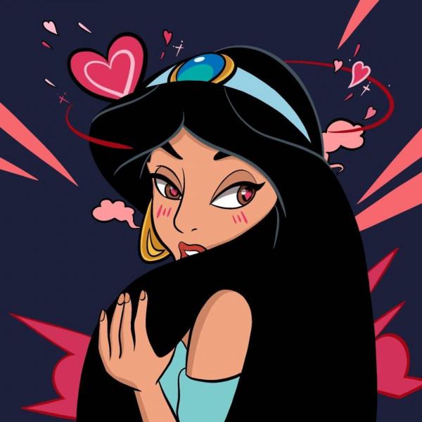 插畫風漫畫風情侶頭像 | 遇見即是上上籤