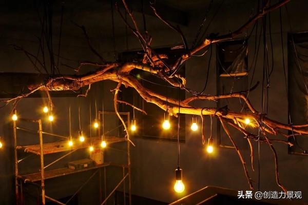 「創意手工」樹枯了別扔，改造成景觀燈具，真是美麗極了