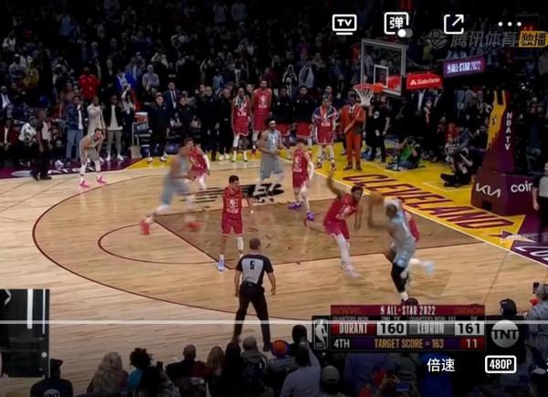 NBA全明星賽結束，庫裡50分獲得MVP