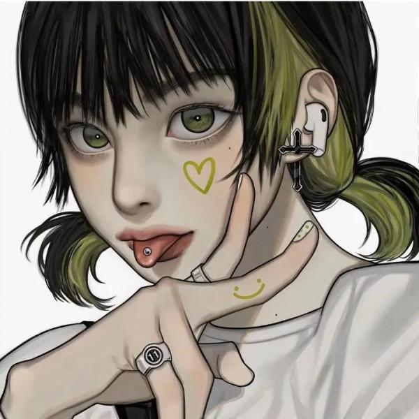 溫柔ins個性動漫女頭像