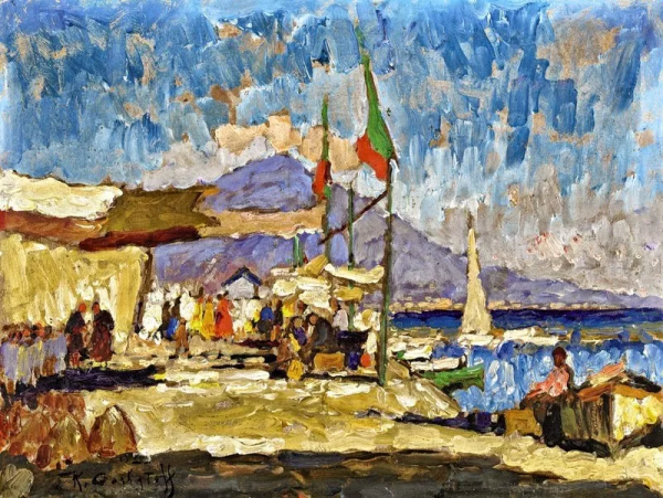 很多人嚮往的畫風~充滿詩意之美，俄羅斯藝術家戈爾巴托夫