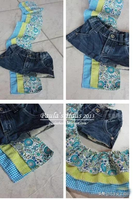 孩子的衣服不用買，幾條舊牛仔褲改造，穿都穿不完！（附教程）