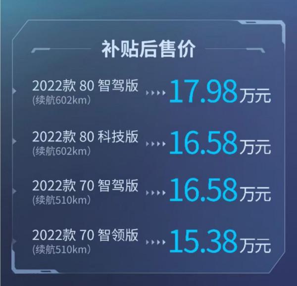 售15.38萬元起 廣汽埃安2022款AION S Plus上市 售15.38萬元起 廣汽埃安2022款AION S Plus上市