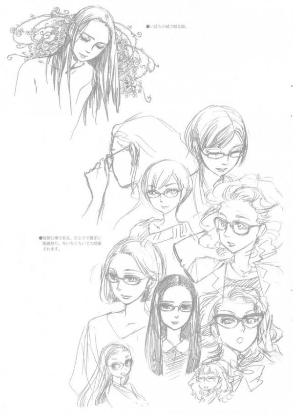 以畫女僕角色見長的漫畫家森薰,其筆下的女性角色設計稿 以畫女僕角色見長的漫畫家森薰,其筆下的女性角色設計稿