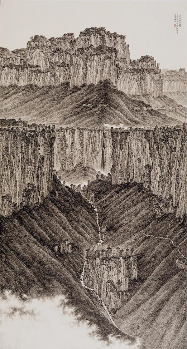 80後畫家侯震畢業作品被中央美院收藏 80後畫家侯震畢業作品被中央美院收藏