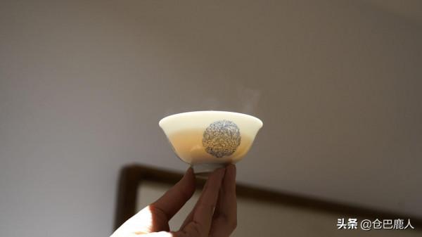 青花團花杯「傾城國色·便作文卿」 青花團花杯「傾城國色·便作文卿」