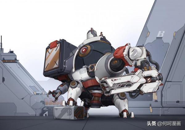 帥氣的一組機械機甲插畫作品！誰說鋼鐵大塊頭沒有美感