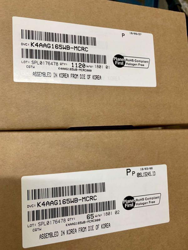 K4B2G1646F-BMK0和K4B2G1646F-BMMA記憶體