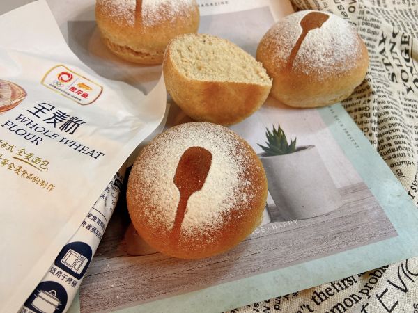#金龍魚精英100%烘焙大師賽-愛好組-高筋#全麥小餐包