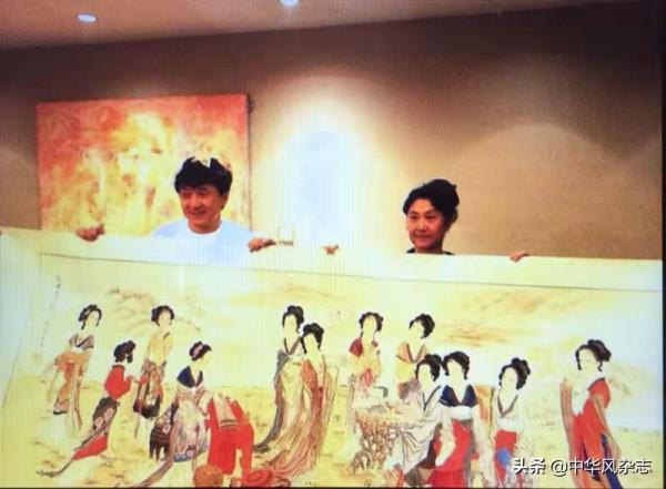 成龍大哥喜歡收藏劉藏元的畫 成龍大哥喜歡收藏劉藏元的畫