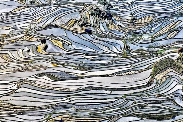 仙境一般的梯田美景，氣勢磅礴壯觀，無與倫比