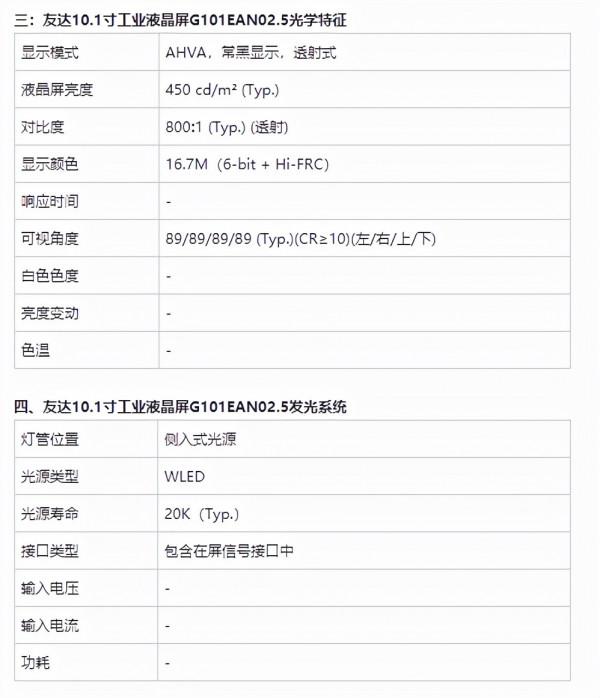 友達10.1寸液晶屏G101EAN02.5